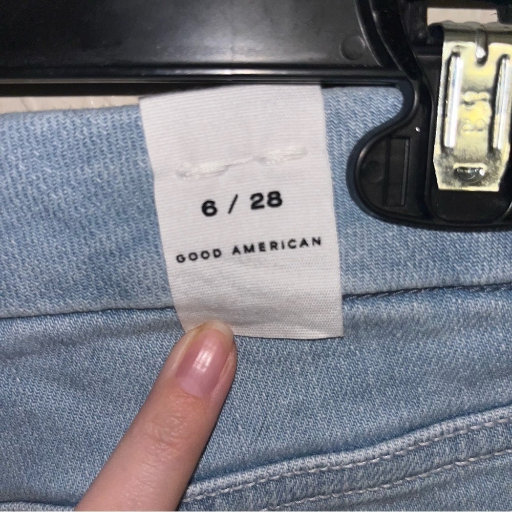 Good American Good Legs Flare Jeans Size 6/28 New With Tags - Picture 8 of 10